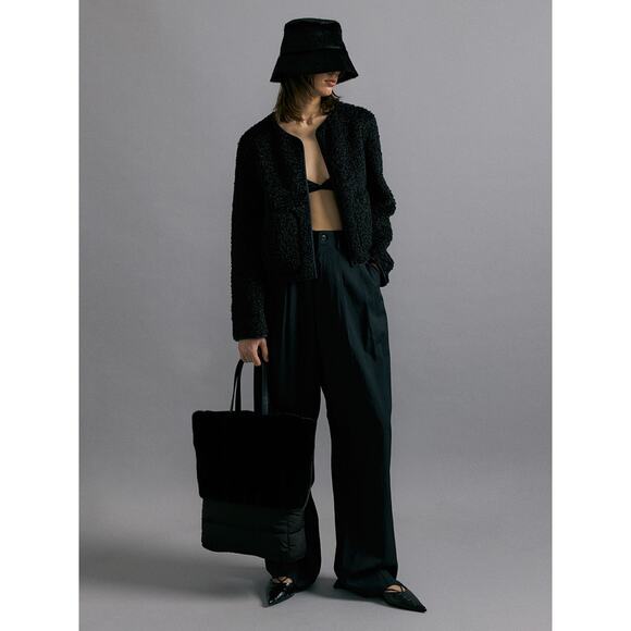 Anthropologie Molliolli Black Cropped Jacket - Picture 1 of 7
